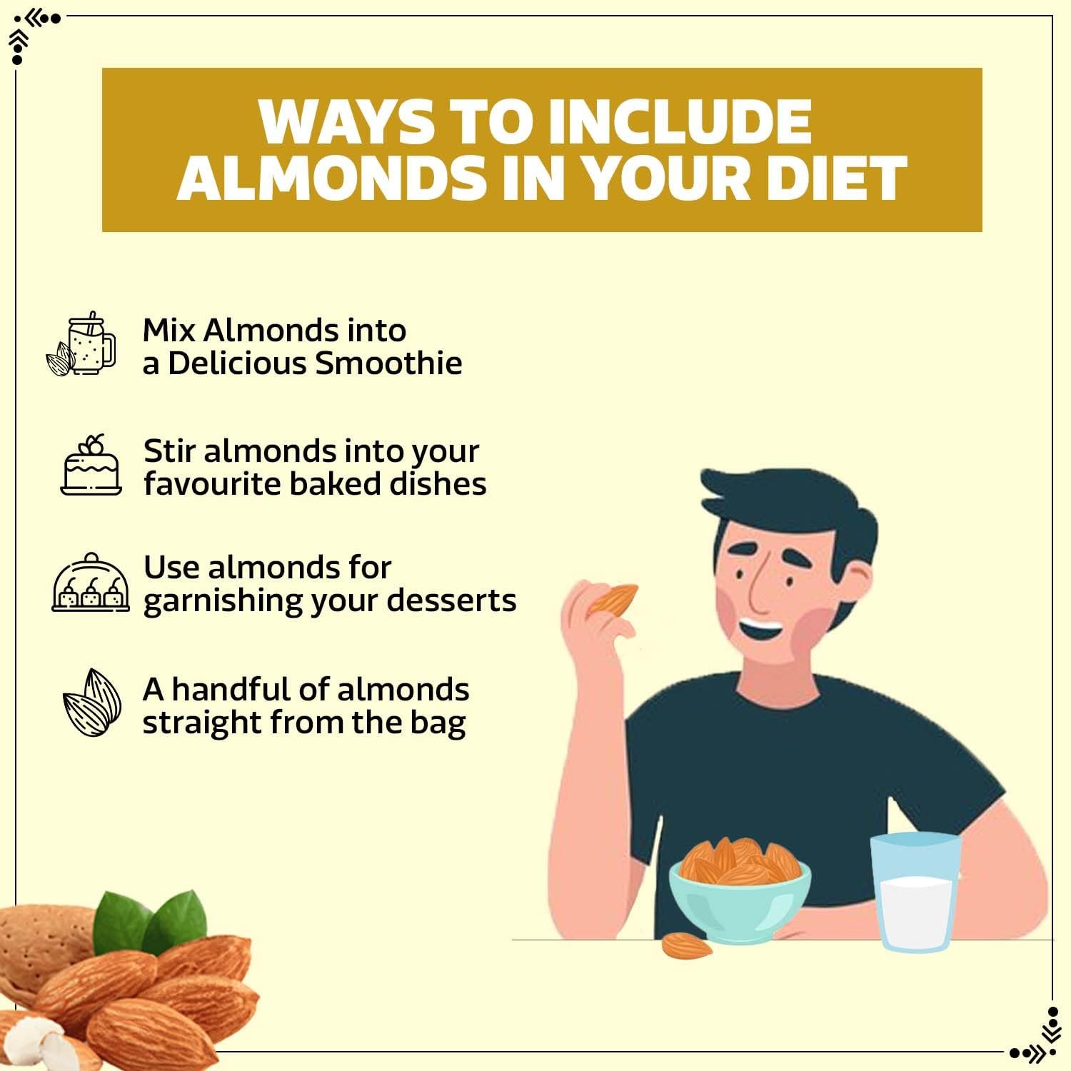 1 Kg Almonds Kernel | Premium Badam Giri - View 2