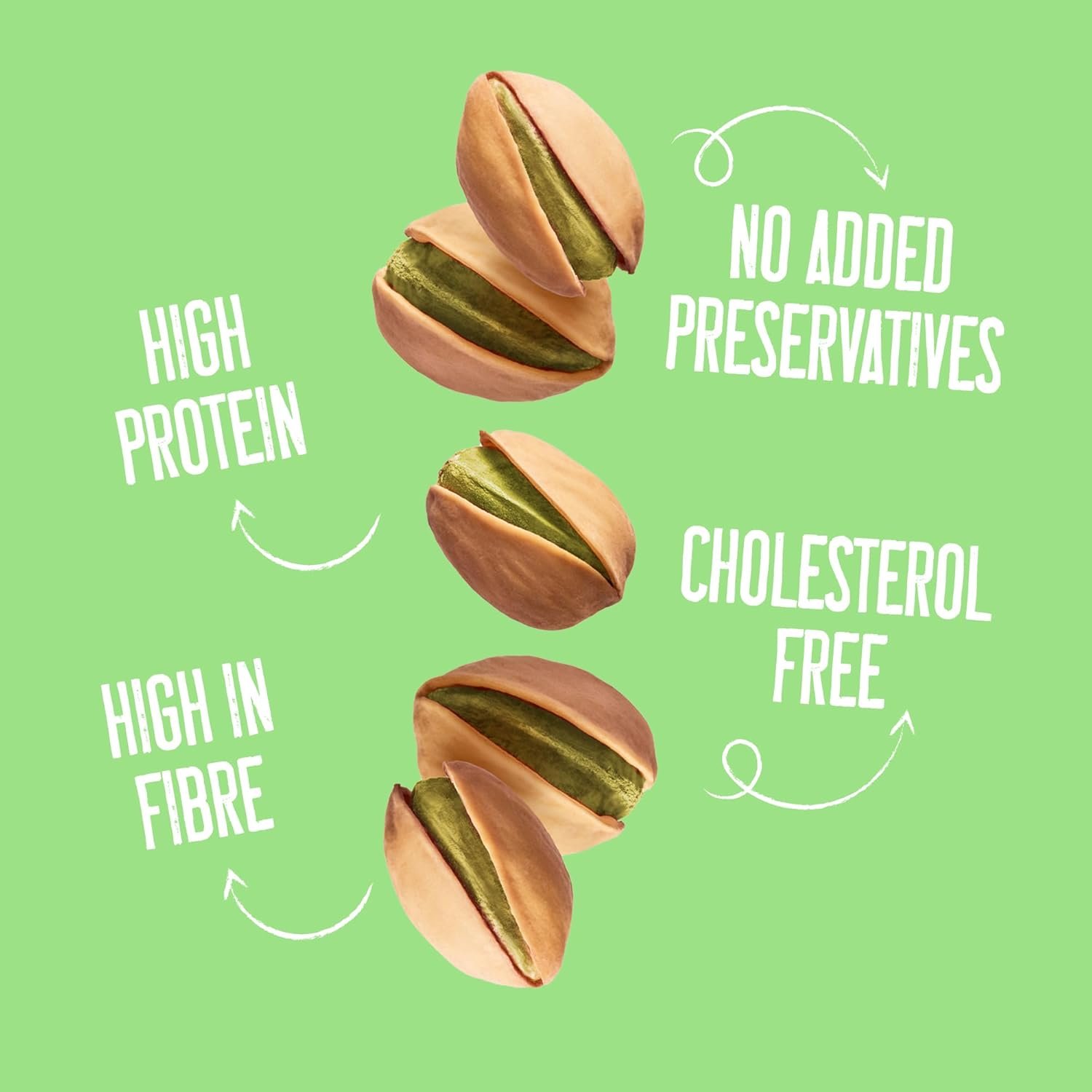 1kg Yogabar Premium Pista Crunchy Pistachios|Tasty &amp; Healthy Nuts Dry Fruits|Rich in Protein, Fibre, Gluten Free &amp; Low Calories|Healthy Snacks|Dry Fruit Gift Pack - View 2