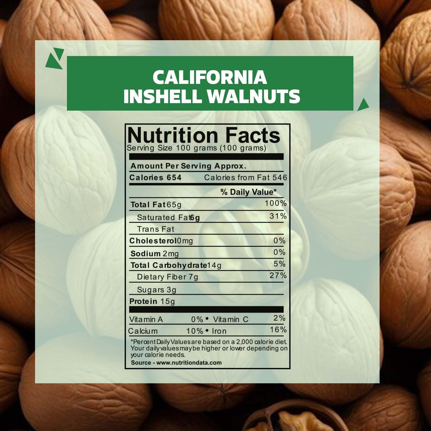 Kashmir Walnuts with Shell – 1kg | Fresh, Natural &amp; Unprocessed Dry Fruits | Rich in Omega-3 | Boosts Brain &amp; Heart Health - View 9