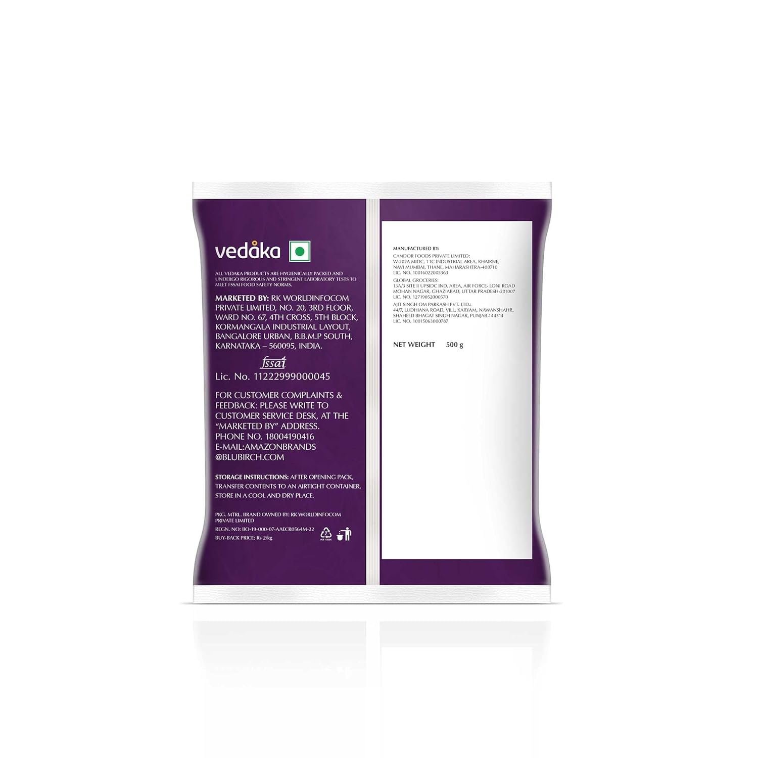 Vedaka Black Raisins | Seedless | 500 G | Premium Kali Kishmish | Kali Draksh | Dry Fruits | Flavourful &amp; Delicious Snack | Source Of Potassium &amp; Dietary Fibre | Ambient Temperature - View 7