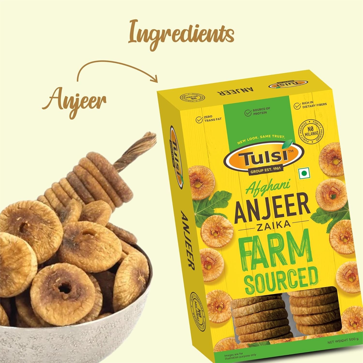 Afghani Dried Anjeer Zaika 1 Kg - View 3