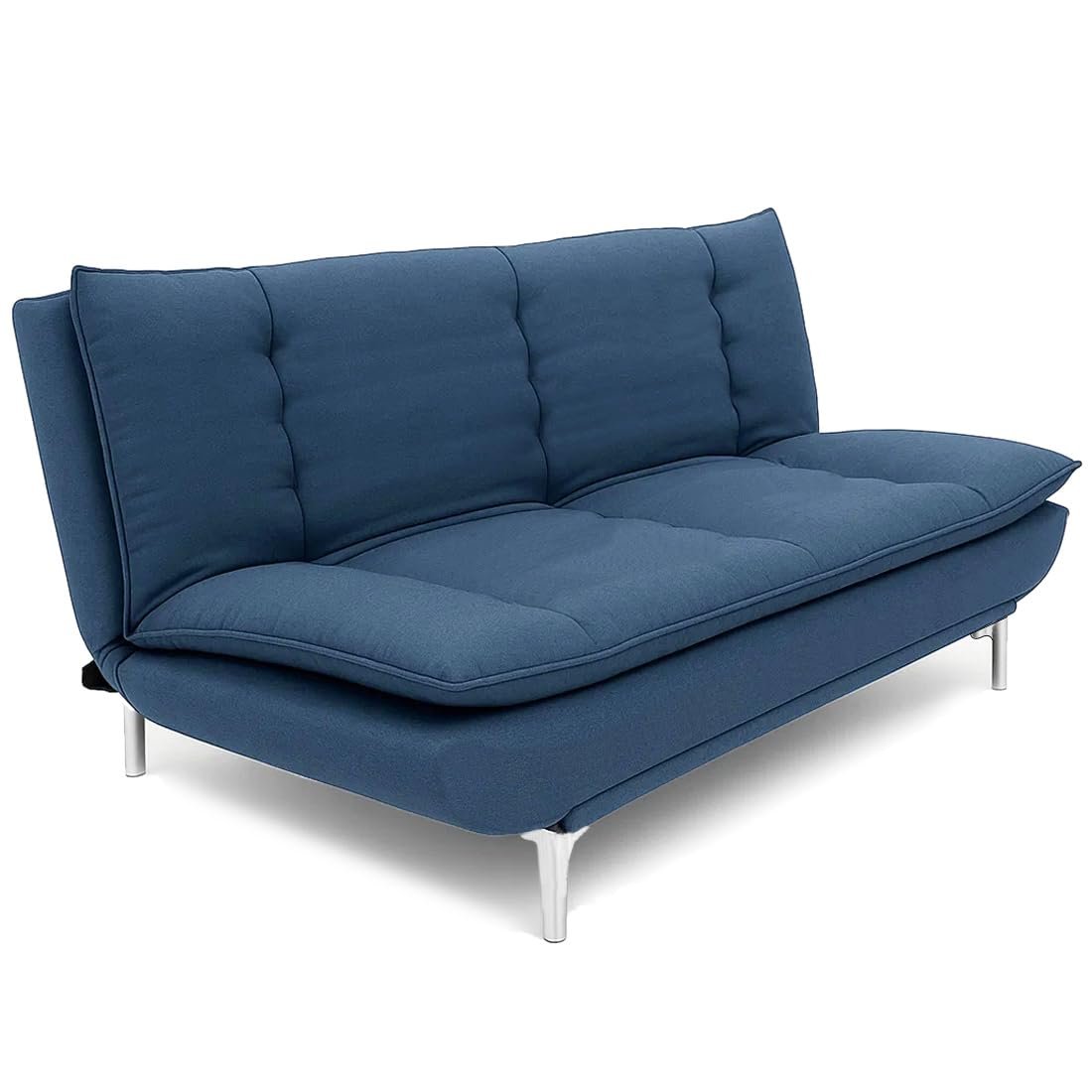 CASASTYLE Brio Fabric 3 Seater Sofa Cum Bed Set (Sky Blue) - View 4