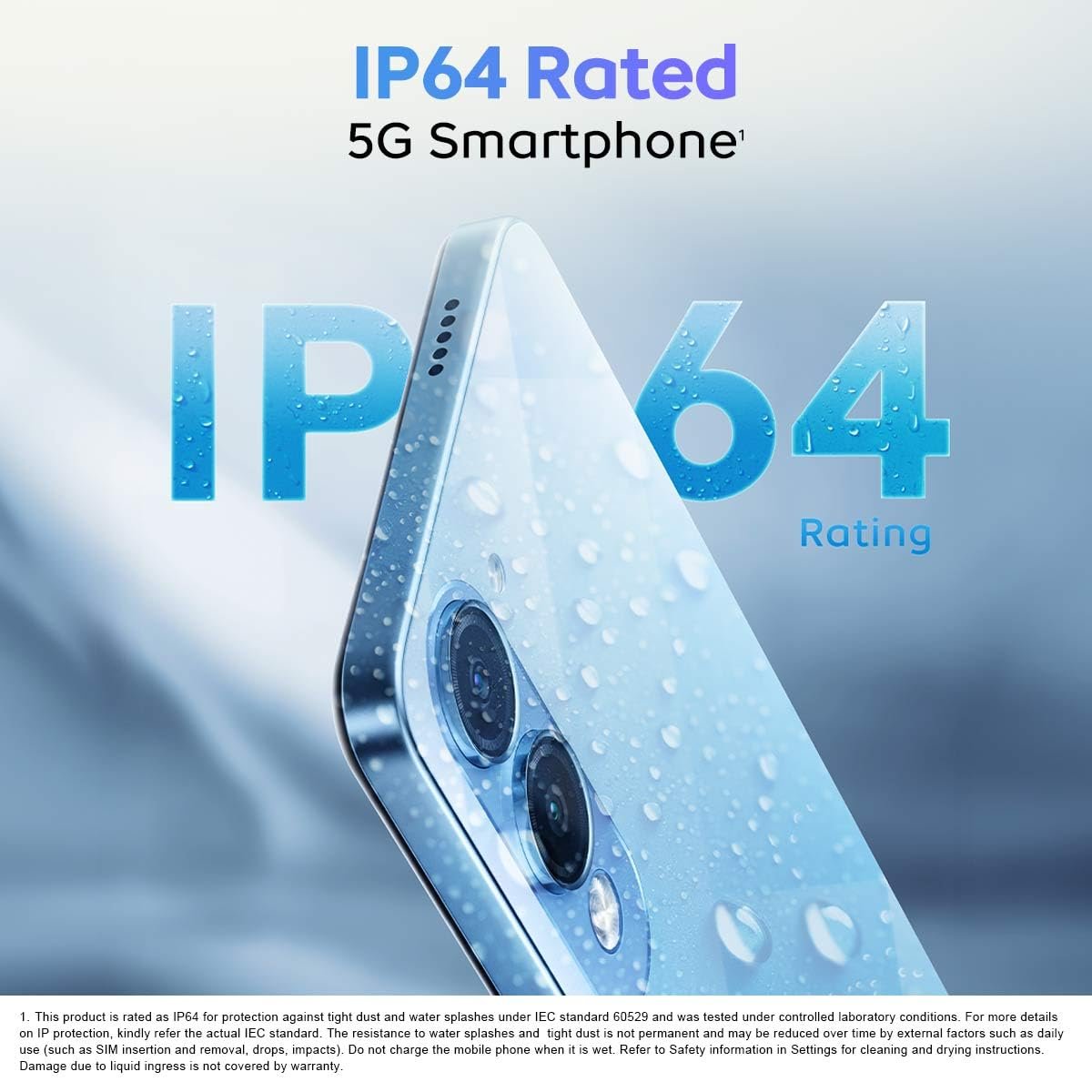 iQOO Z10 Lite 5G (Cyber Green, 6GB RAM, 128GB Storage) | 6000 mAh Battery | Dimensity 6300 5G Processor with 433K+* AnTuTu Score | IP64 Rated & Military Grade Shock-Resistance* - View 3