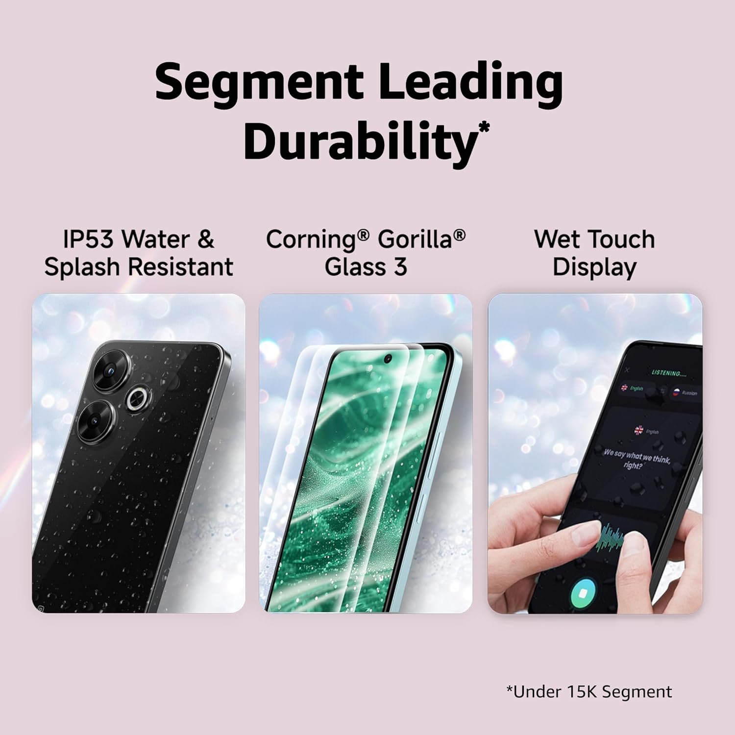 Redmi 13 5G Prime Edition, Orchid Pink, 8GB+128GB | India Debut SD 4 Gen 2 AE | 108MP Pro Grade Camera | 6.79in Largest Display in Segment - View 4